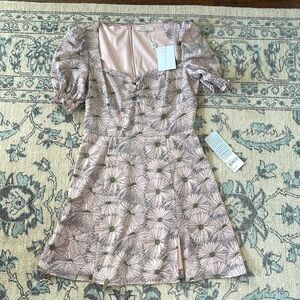 WAYF Light Pink Floral Dress